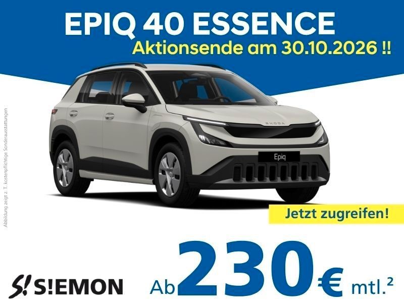 Skoda Epiq 40 Essence 38,5 kWh gültig bis 30.10.2026 Leasing