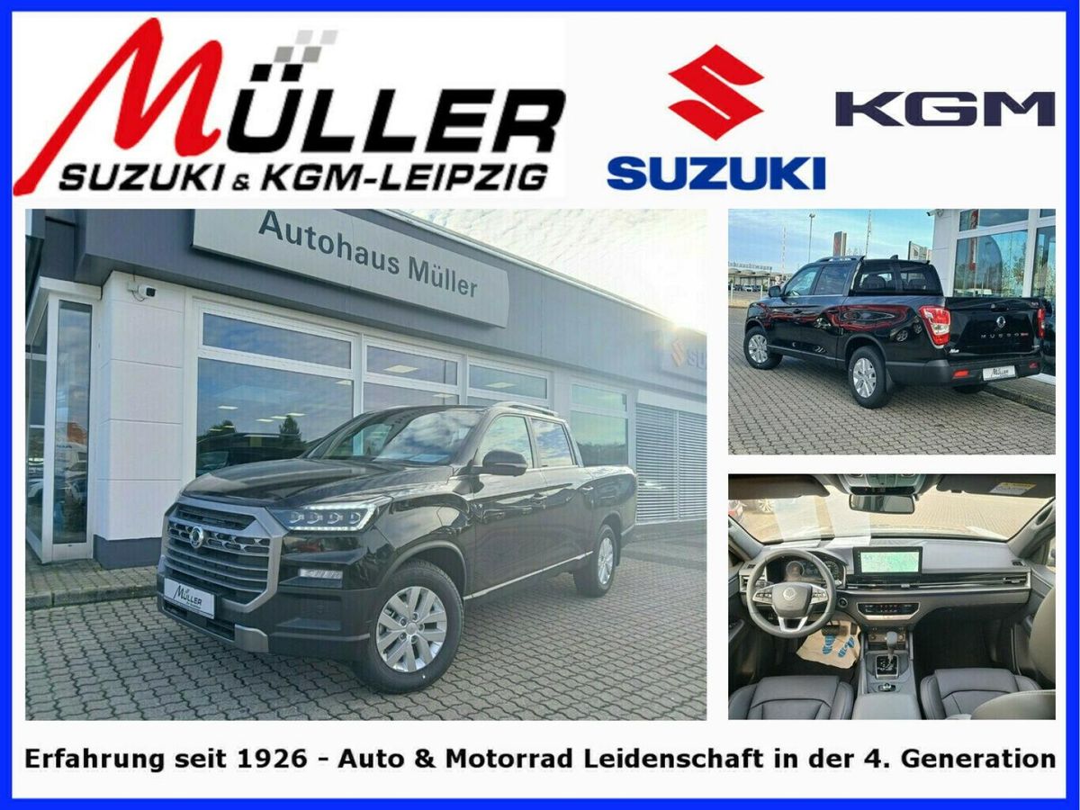 KGM Musso Grand 2.2 e-XDi AWD Lux 360 / Leder Leasing