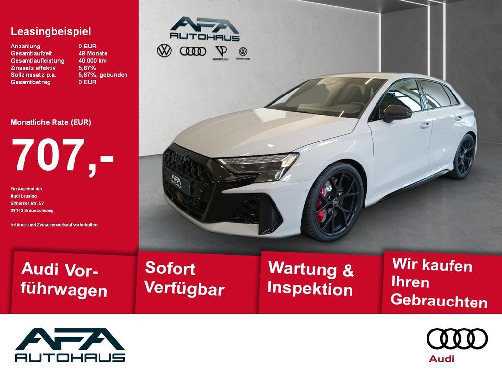 Audi RS3 Sportback 2.5 TFSI KREIDE*MATRIX*SONOS*CARBO Leasing