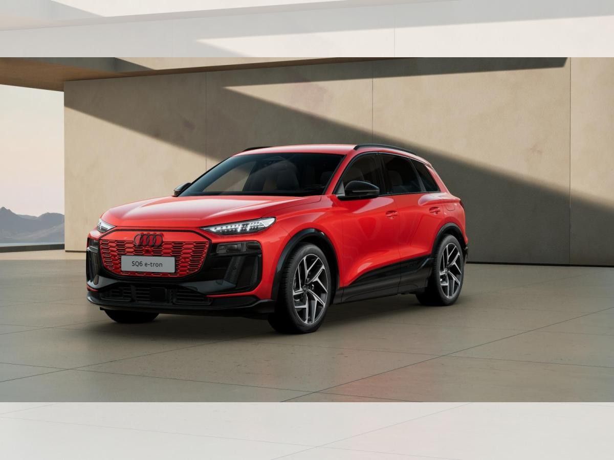 Audi SQ6 e-tron quattro, B&O, AHK, Exterieurpaket Schwarz, 21 Zoll, Beifahrerdisplay Leasing