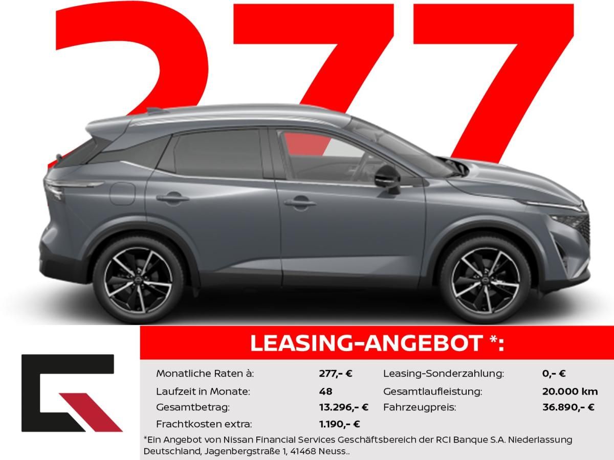 Nissan Qashqai N-WAY 205PS Automatik Winter/HUD/AVM/Navi Leasing