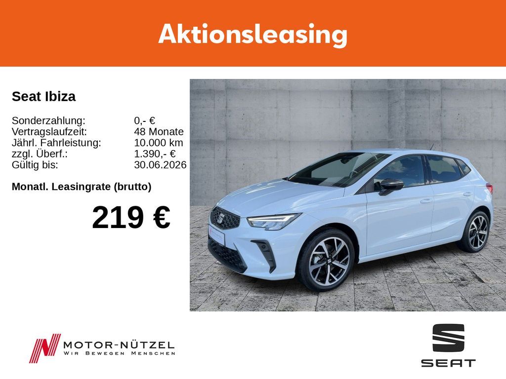 Seat Ibiza 1.0 TSI FR 7-Gang DSG Leasing