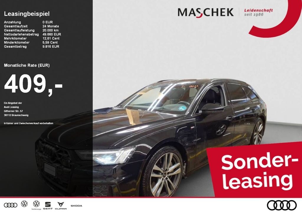 Audi A6 Avant 50 TFSI e S line HUD 360° Matrix Memory Leasing