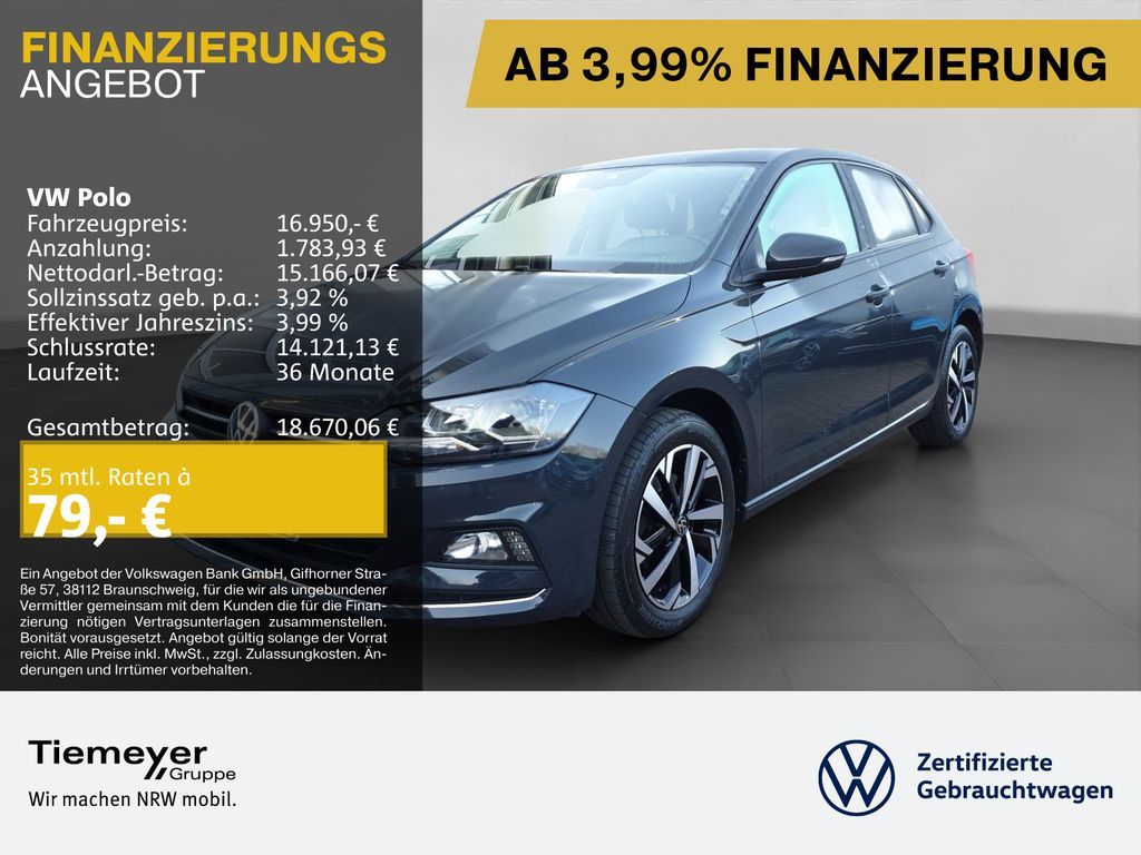 Volkswagen Polo 1.5 TSI DSG HIGHLINE NAVI VIRTUAL ACC LM16 Leasing