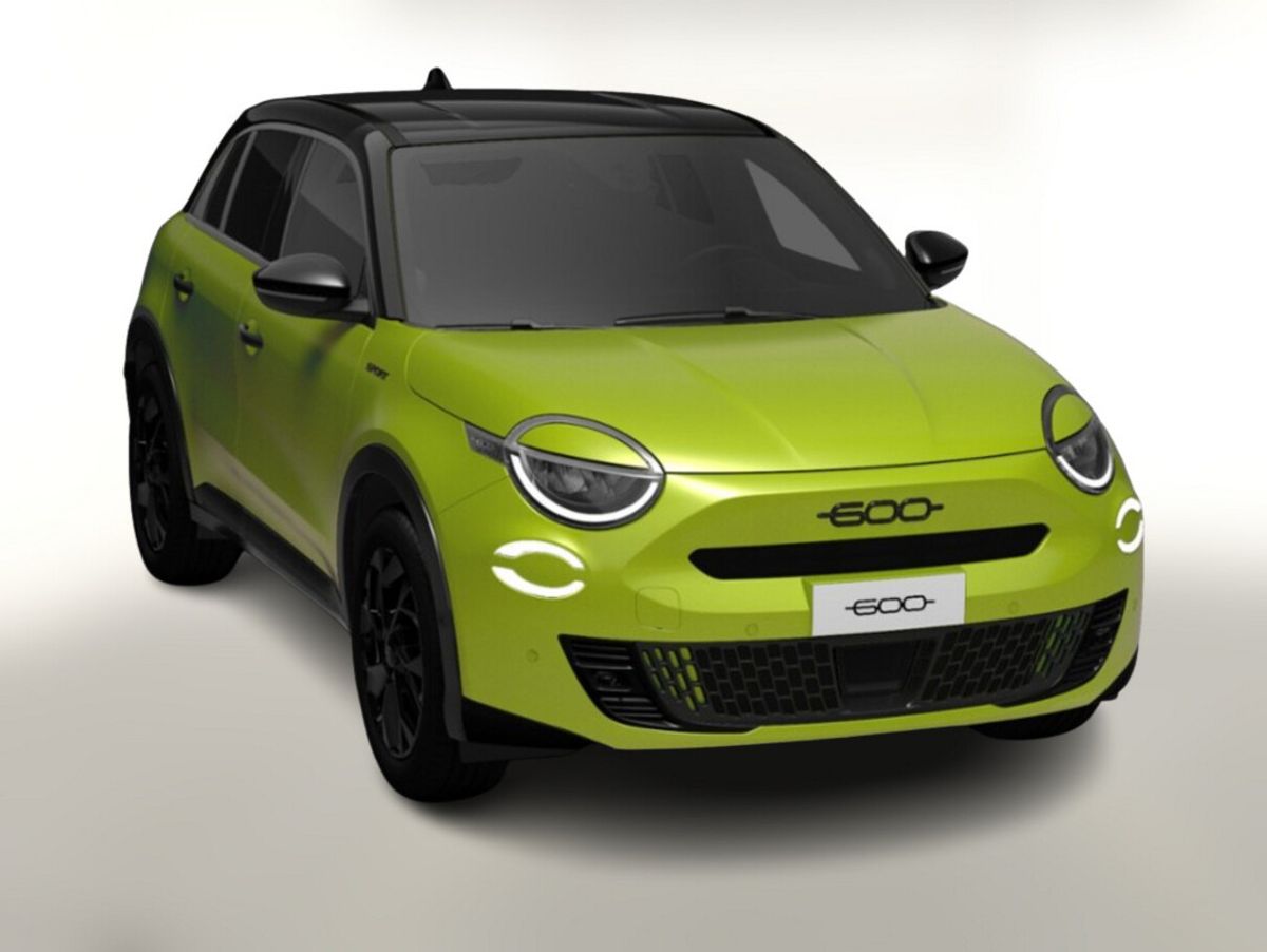 Fiat 600 Hybrid Sport SHZ ACC Kam Keyl PDC PrivG Bi-C Leasing privat Leasing