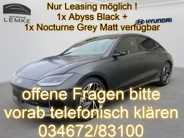 Hyundai IONIQ 6 🔋⚡️77,4kWh 4WD UNIQ+20"+DIG.SPIEGEL+SD AKTIONSLEASING  🔋⚡️ ‼️‼️
