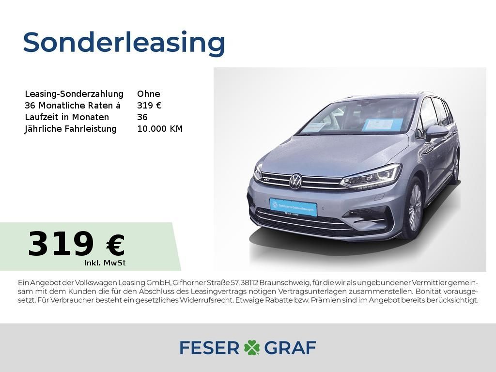 Volkswagen Touran 1.5 TSI R-Line Ext. DSG ACC LED Navi RüKa Leasing
