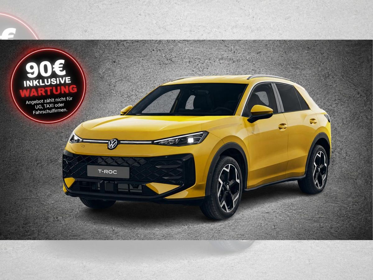 Volkswagen T-Roc R-Line 1.5 l eTSI 150 PS 7-Gang DSG **inklusive Wartung** Leasing