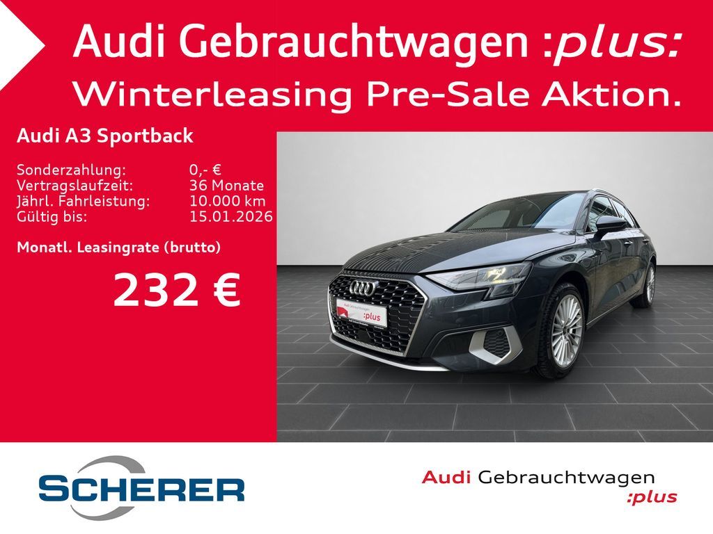 Audi A3 Sportback advanced 30 TDI 85(116) kW(PS) Scha Leasing