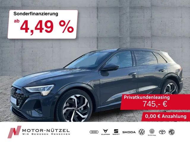 Audi Q8 e-tron 55 QU S-LINE INT MATRIX+NAVI+AIR+21"