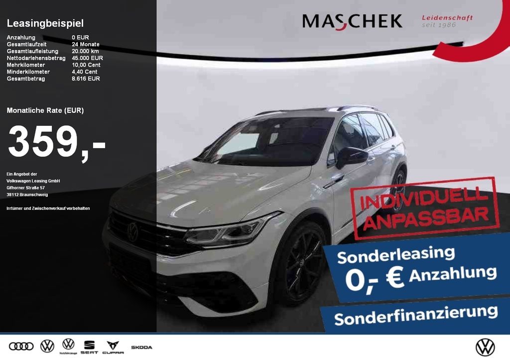 Volkswagen Tiguan R 2.0 TSI DSG Sonderleasing AHK Pano Harm Leasing