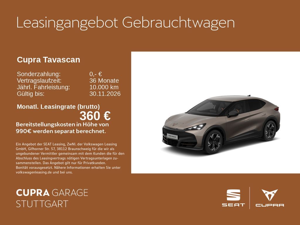 Cupra Tavascan Endurance 210 kW Leasing
