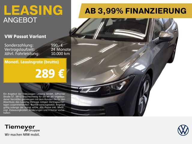 Volkswagen Passat Variant 1.5 TSI DSG BUSINESS LM17 NAVI KA Leasing