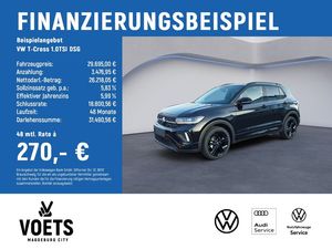 Volkswagen T-Cross 1.0TSI DSG R-Line LED+BLACK STYLE+RFK+