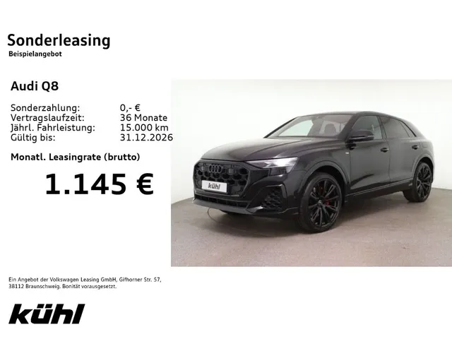 Audi Q8 SUV TFSI e quattro 360 kW tiptro 23' AHK Allr