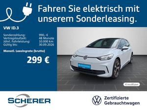 Volkswagen ID.3 PRO ELECTRIC SOH 91% LED NAVI AHK AREA VIEW
