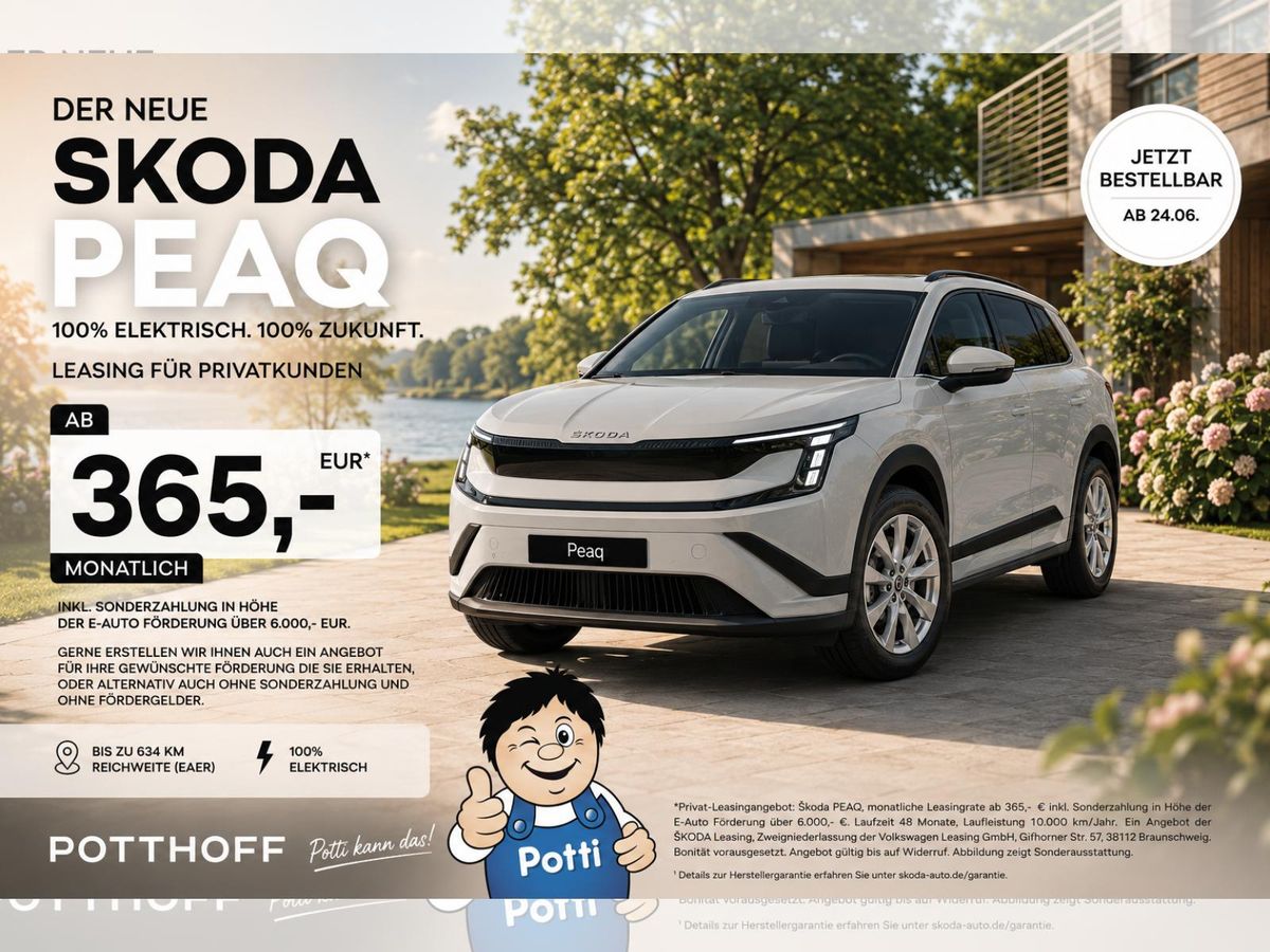 Skoda Peaq SELECTION 90😮‼️NAV ACC KAM WÄRMEP😮‼️ Leasing