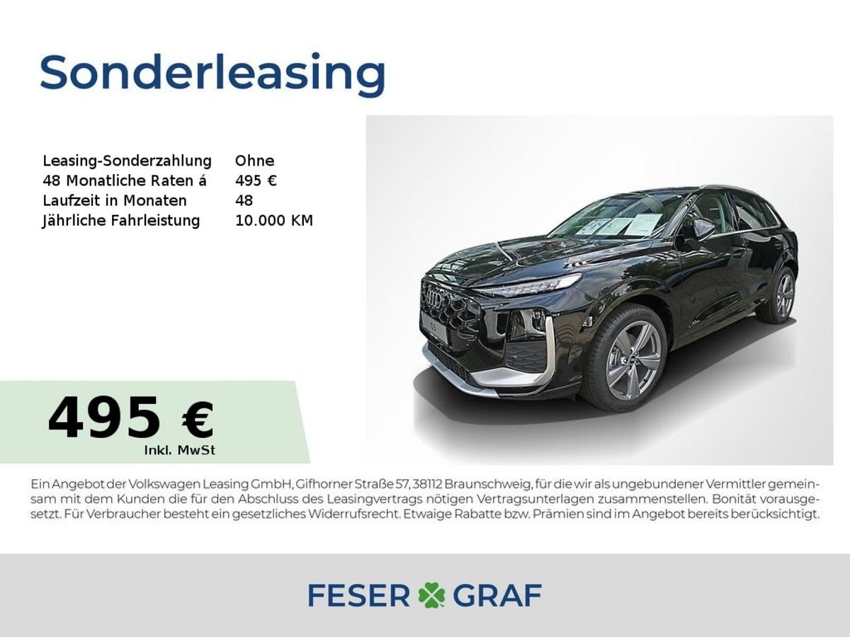Audi Q3 TFSI S line Ext. AHK LED Sportsitz Tech plus Leasing
