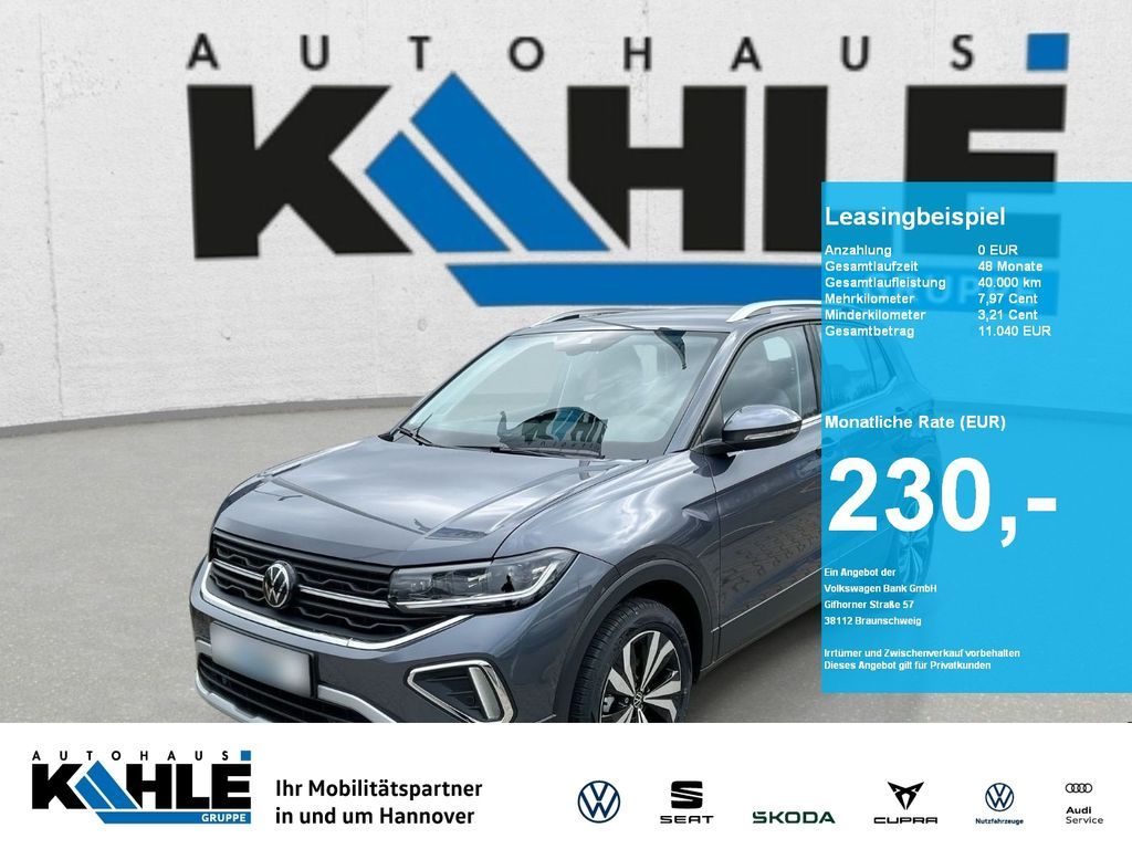 Volkswagen T-Cross Style 1.0 TSI DSG CarPlay GJR RFK AHK Leasing