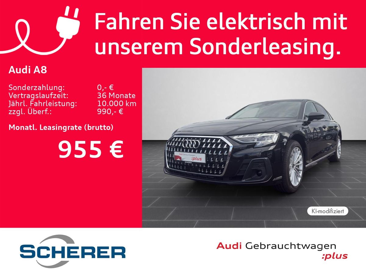 Audi A8 lang 60 TFSI e quattro PANO HUD NACHTSICHT Leasing