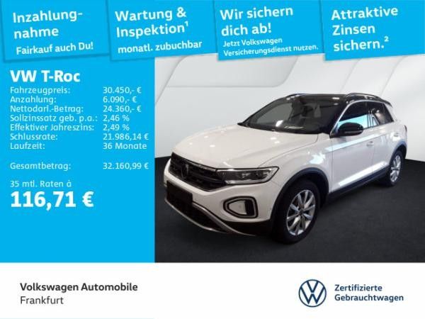 Volkswagen T-Roc 2.0 TDI DSG Goal Navi LEDPlus DAB+ FrontAssist Leasing
