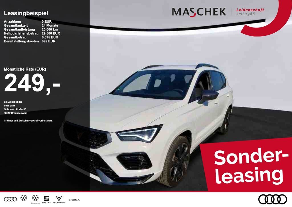 Cupra Ateca VZ 2.0 TSI Sonderleasing! Navi Kamera ACC Leasing