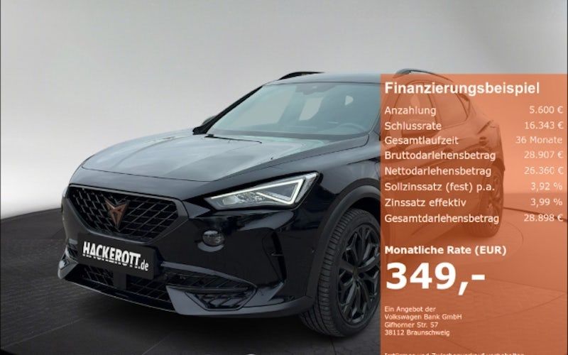 Cupra Formentor 1.4 E-HYBRID 180kW VZ Tribe Edition DSG 5dr Kauf