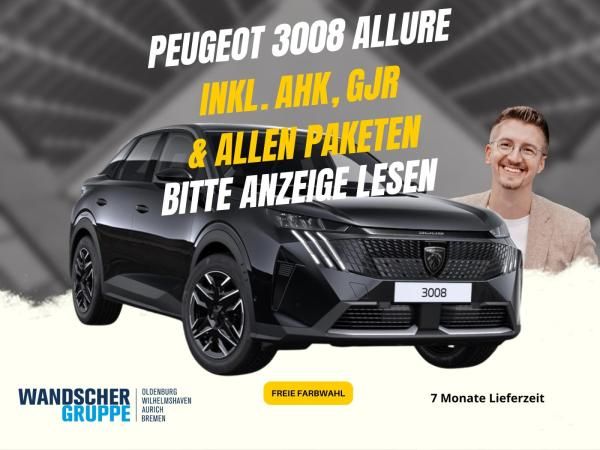 Peugeot 3008 145 MildHybrid Allure inkl. AHK I GJR I Alle Pakete  💛 BESTELLFAHRZEUG 💛 Leasing