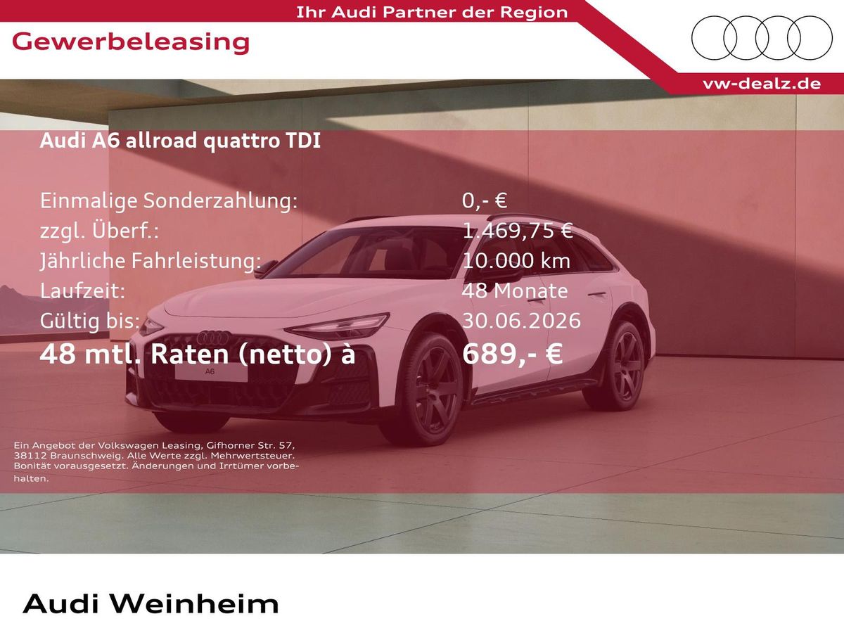 Audi A6 Allroad TDI quattro Klima PDC ACC LED DAB Leasing