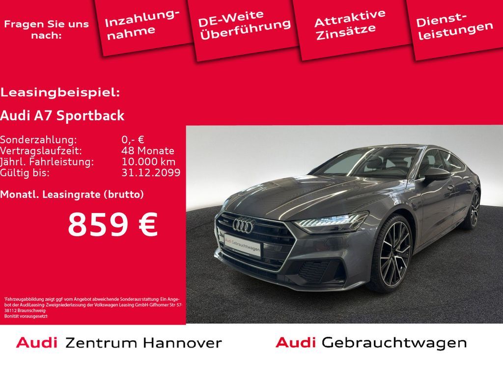 Audi A7 Sportback 55 TFSI quattro HD Matrix AHK Memor Leasing