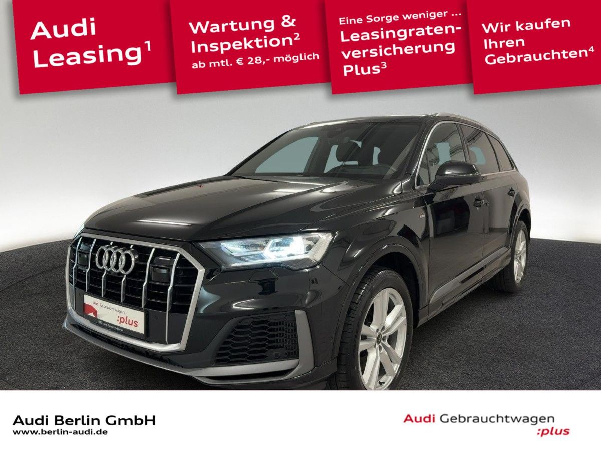 Audi Q7 S line 55 TFSI qu. tiptr. AHK 360°K HUD NAVI Leasing