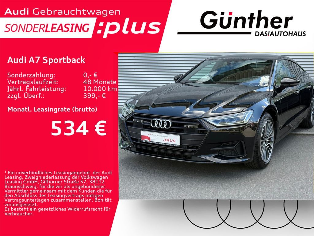 Audi A7 Sportback 45 TFSI QUATTRO+WINTERRÄDER+SPORTSI Leasing