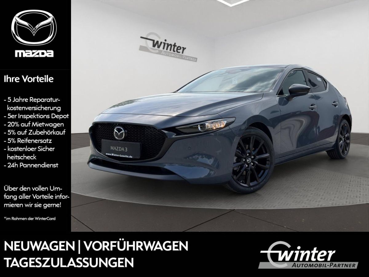 Mazda 3 2,5L 140PS 6-GANG HOMURA LED/DAB/HEAD-UP/KAMERA | Gewerbe Leasing