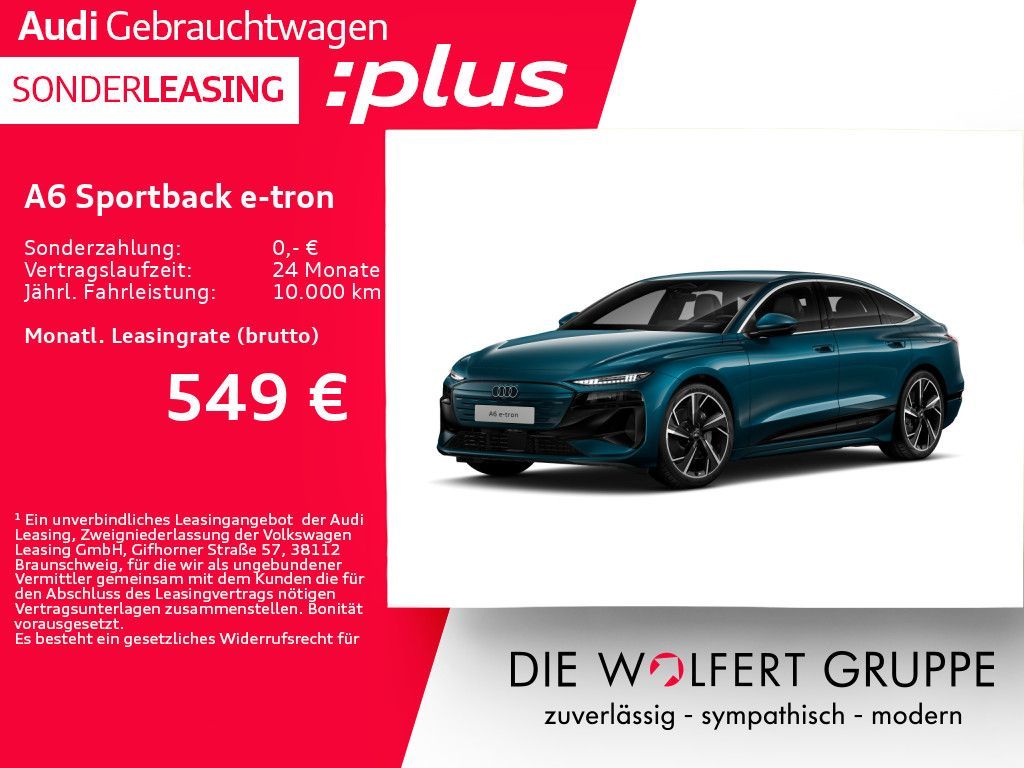 Audi A6 Sportback e-tron performance *0,25%*AHK*LUFT Leasing
