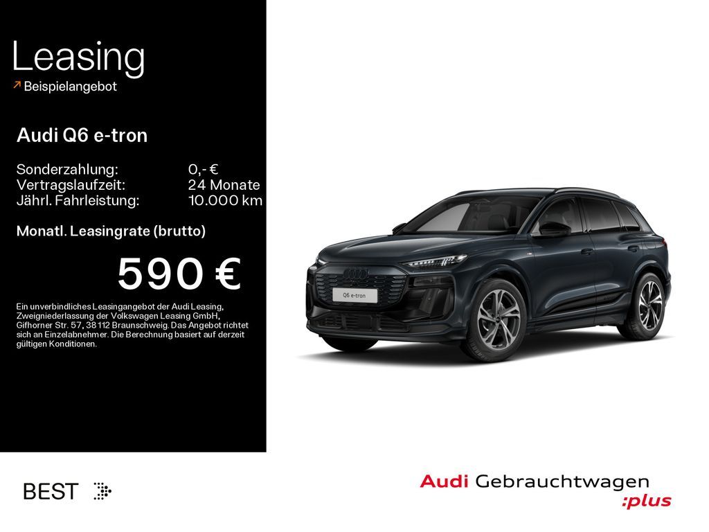 Audi Q6 e-tron quattro S-LINE*MATRIX*HUD*AHK*B&O*SHZ Leasing