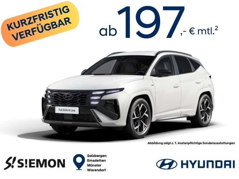 Hyundai Hyundai TUCSON N-Line 1.6 T-GDI 110 kW MY26 7-Gang-DCT Privatkunden Leasing