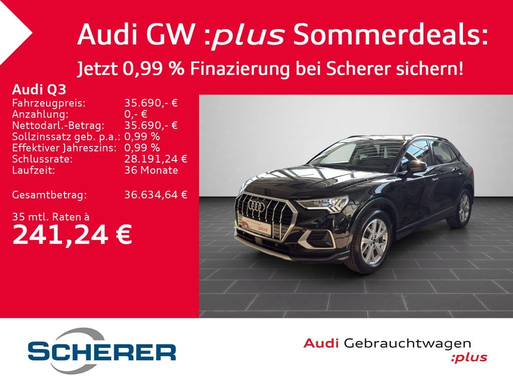 Audi Q3 advanced 35 TFSI Navi LED S tronic Leasing
