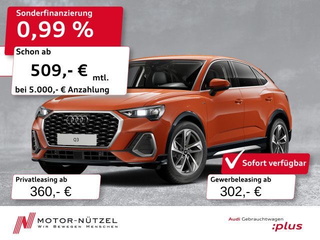 Audi Q3 Sportback 35 TFSI S-TR S-LINE NAV+PDC+ACC+AHK Leasing