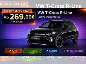 Volkswagen T-Cross 150PS DSG R-Line AHK | Matrix | Kamera