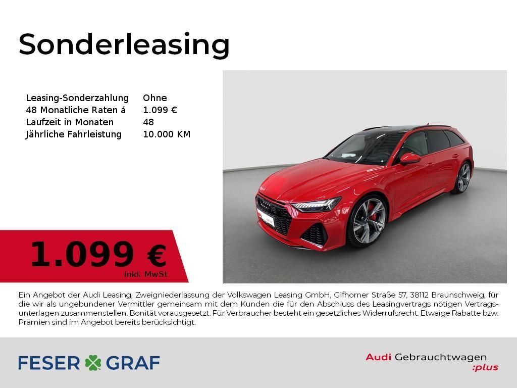 Audi RS6 Avant Keramik RS-AGA Pano B&O 360° HUD Matri Leasing