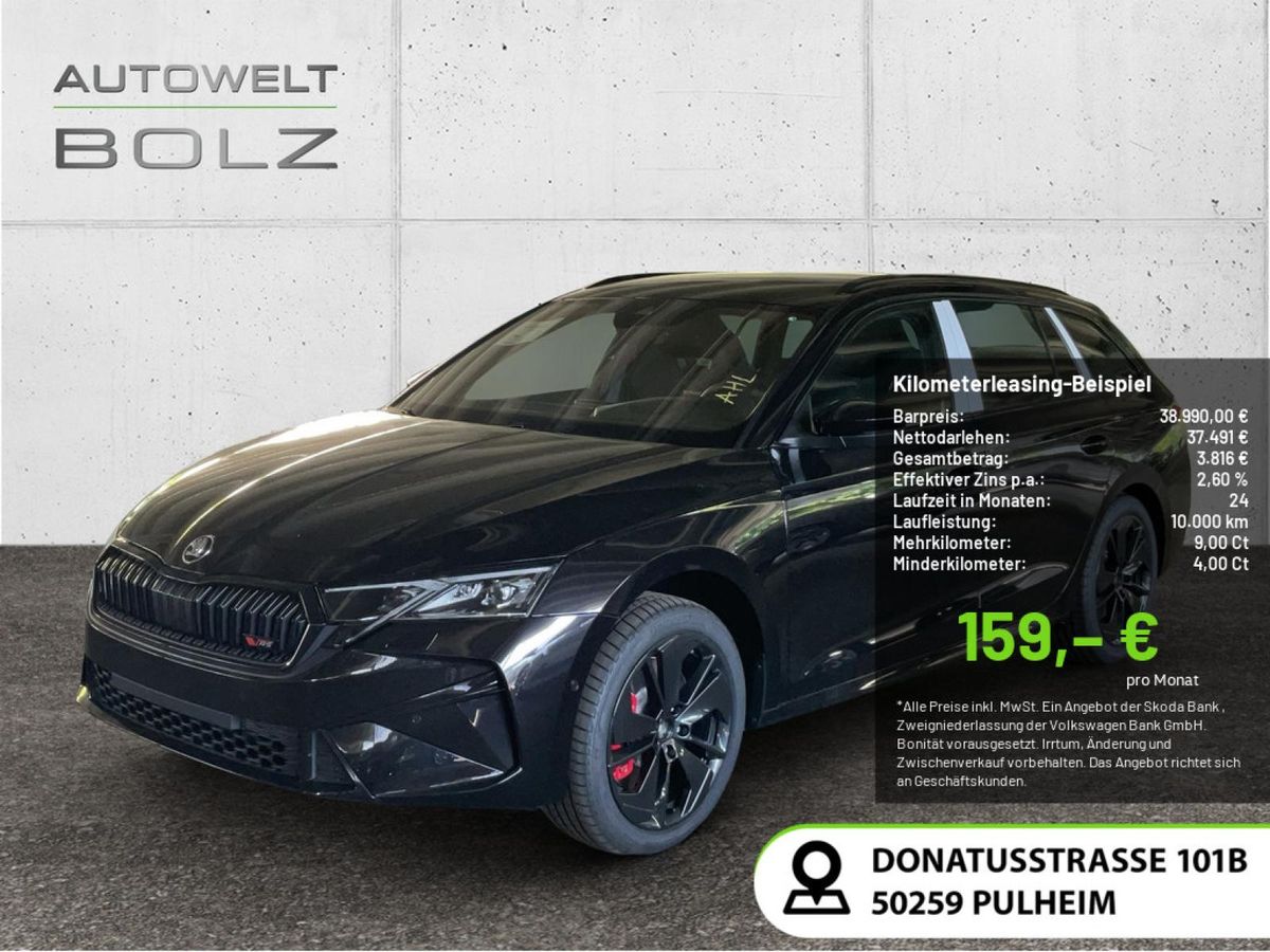 Skoda Octavia Combi RS 2.0 TSI ACC HUD NAVI MATRIX-LED AHK Leasing