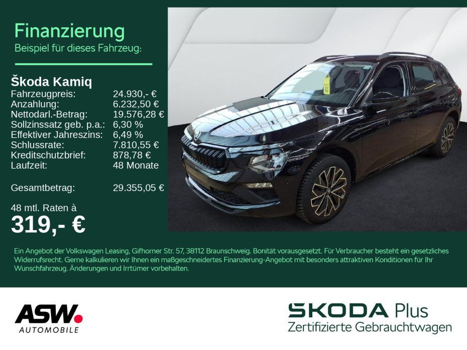 Skoda Kamiq Selection 1.0 TSI DSG LED Navi RFK ACC AHK Leasing