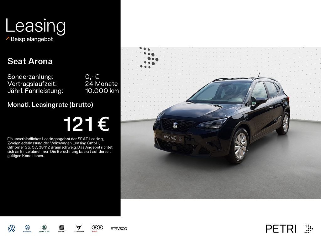 Seat Arona Road Edition 1.0 TSI 85 kW *DSG*LED*RFK*EP Leasing