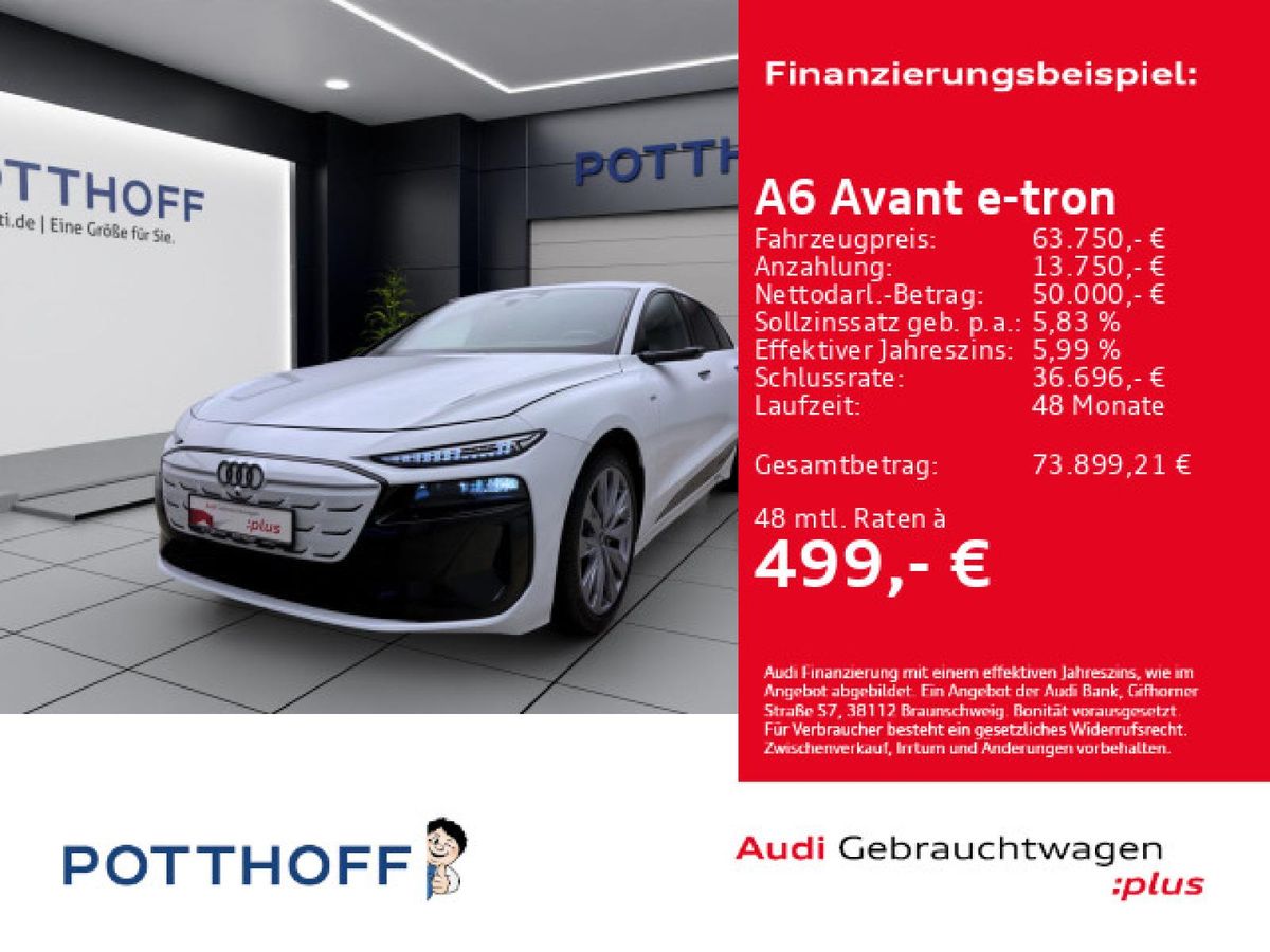 Audi A6 e-tron A6 Avant e-tron S LINE AHK LM21 B&O KAMERA Leasing