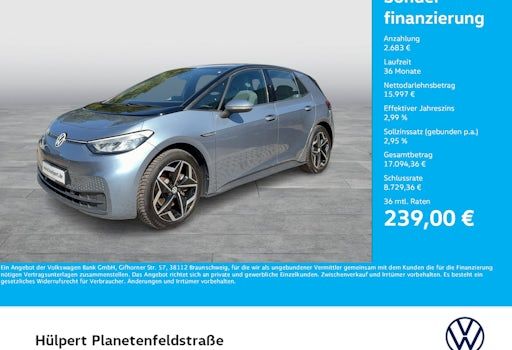 Volkswagen Id3 Life 58 KWh 150 KW Pro Performance 5dr Auto kaufen
