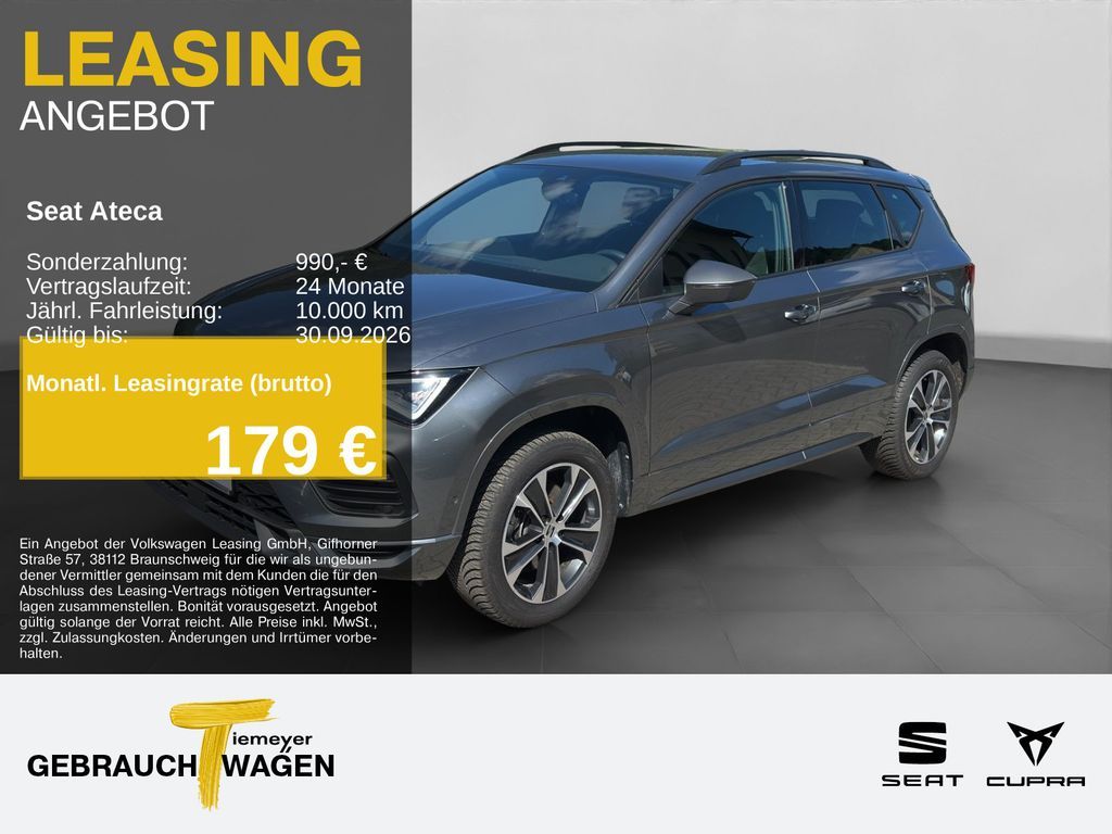 Seat Ateca 2.0 TDI DSG FR AHK NAVI+ KAMERA ACC Leasing