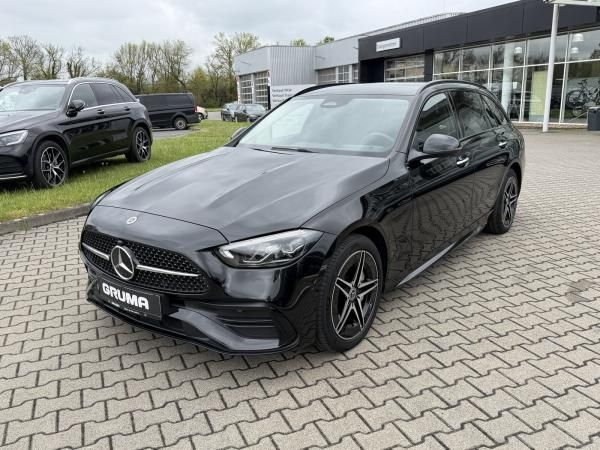 Mercedes-Benz C 300 e T-Modell mit 0,5% Versteuerung+AMG+Night+Keyless+LED+AHK+2 Jahre Garantie Leasing