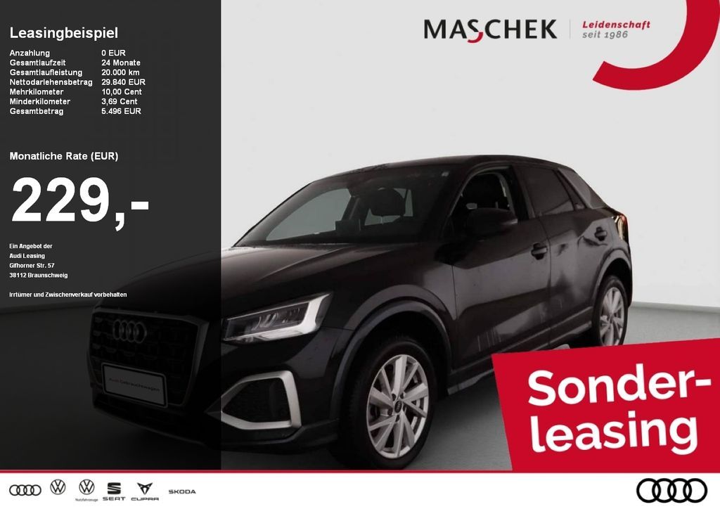 Audi Q2 Advanced 35 TDI bis 20.04.! VC Naviplus GRA S Leasing