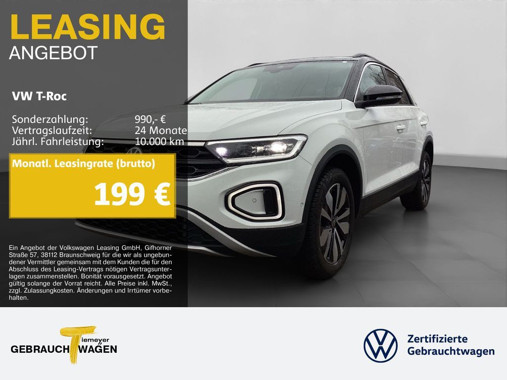 Volkswagen T-Roc 2.0 TDI DSG GOAL LED+ AHK KAMERA PRIVACY Leasing
