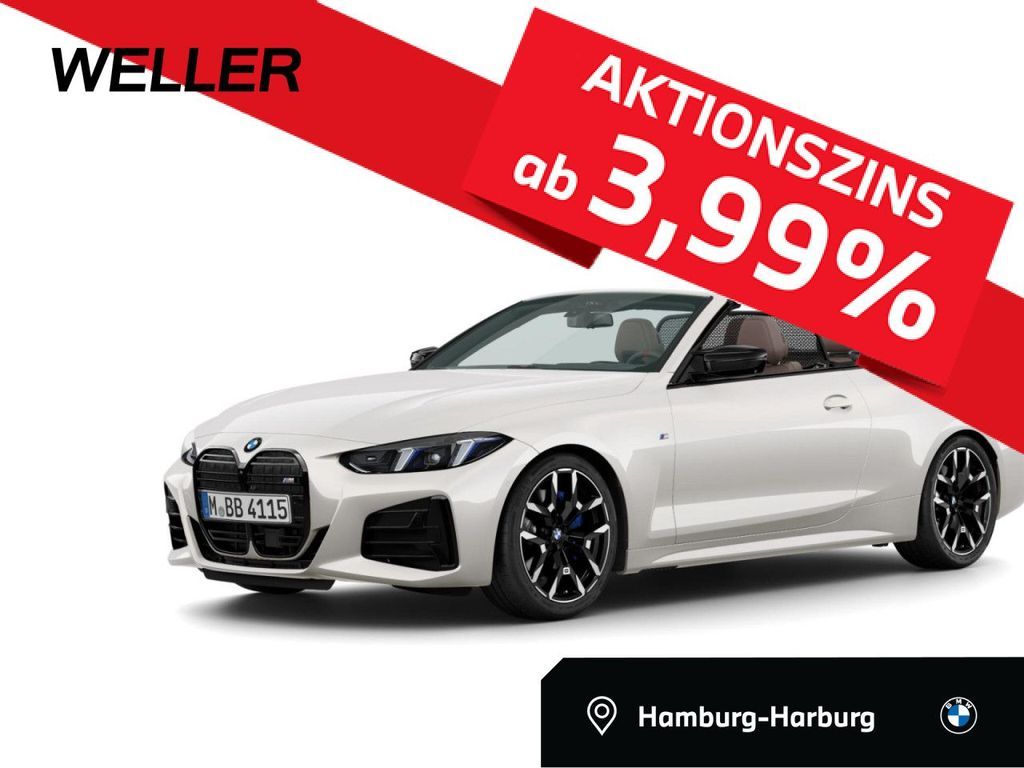 BMW M440i xDr Cabrio LivePr,AdLED,360,Alu19,StHz,H/K Leasing